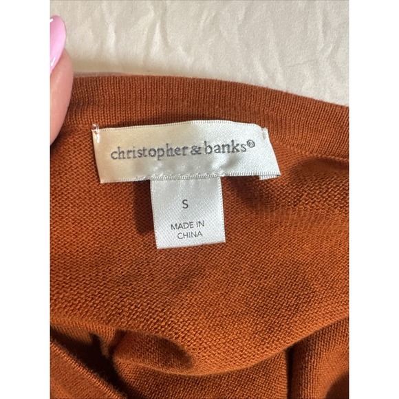 Christopher‎ & Banks Embroidered And Beaded Cardigan Womens Small Boho Folk - Picture 7 of 8